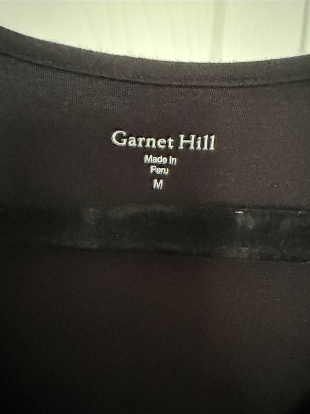 Garnet Hill Black Sleeveless Maxi Dress with Beige Stripes - Picture 2 of 5